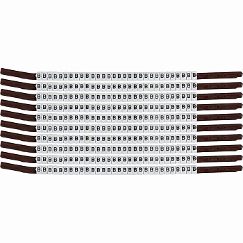 brd133911 - SCN-15-B клипсы белые, 300шт/упак, для провода 3,8-4,6мм диаметра, легенда B