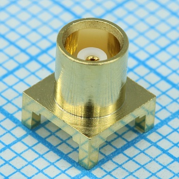 733660061 - Разъем MCX коаксиальный 0Гц....6ГГц 50Ом монтаж в отверстие лоток