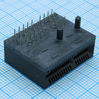 1-1761465-1 - Разъем Card Edge SKT 36 контактов шаг 1мм угловой монтаж в отверстие лоток