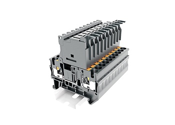 Клемма с держат. предохр. TP4-HESI(5X20)-GY - Клемма с держателем предохранителя 5Х20, тип фиксации провода: push-in, номинальное сечение: 4 мм кв., 6,3A, 400V, ширина: 6,2 мм, цвет: серый, тип монтажа: DIN 35
