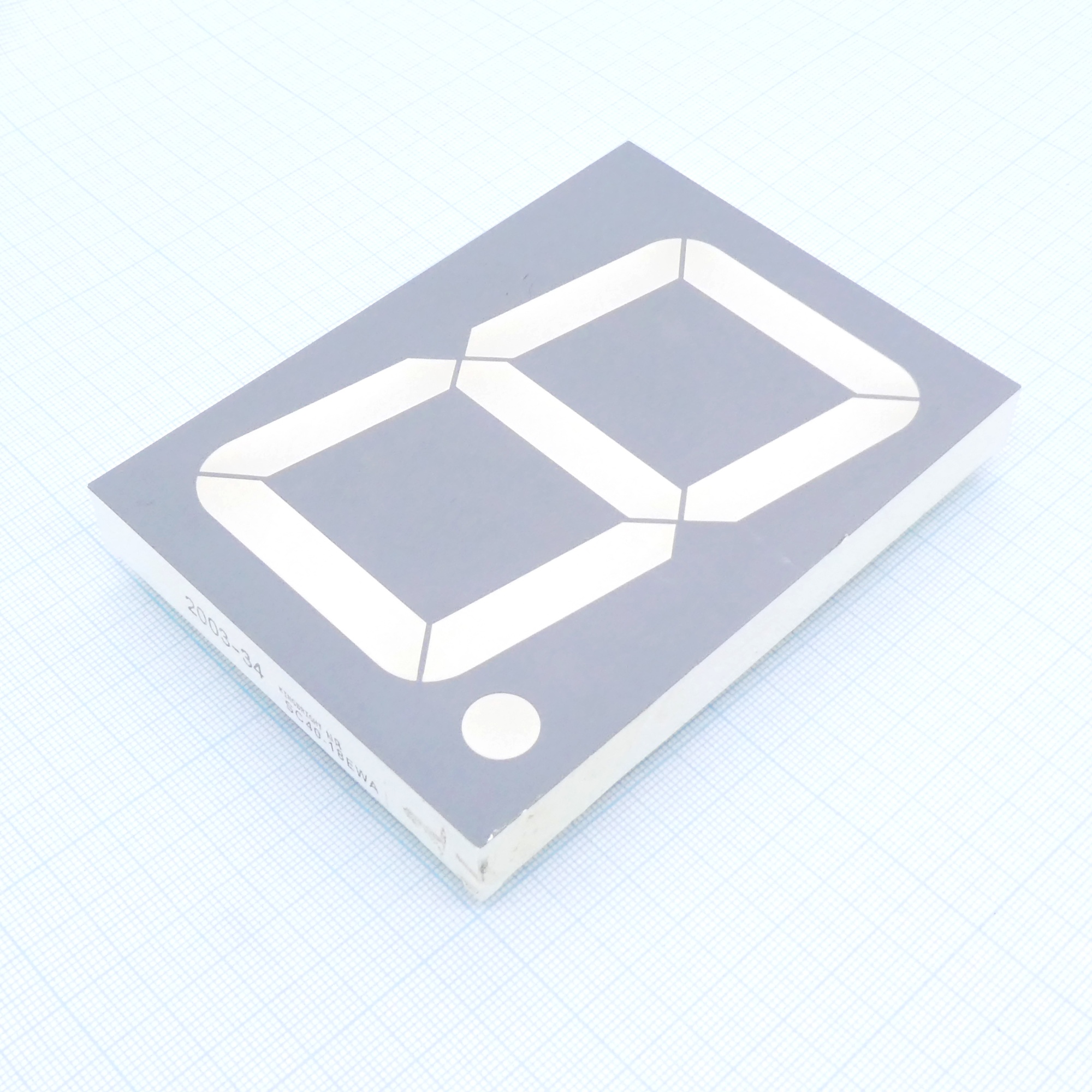 SC40-18EWA - 1 разрядный индикатор 101,2мм/красный/625нм/18-44мкд/ОК