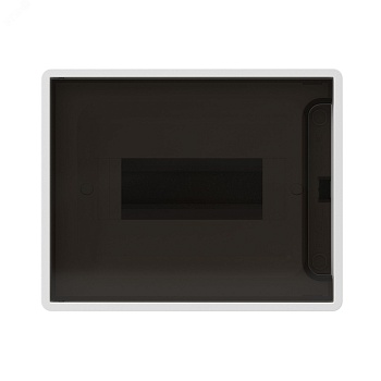 Щит 8 мод настенный, белый, с тонированной дверцей, с 1 шиной PEN на 8 отв. F08W1WD