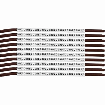 brd133926 - SCN-15-Q клипсы белые, 300шт/упак, для провода 3,8-4,6мм диаметра, легенда Q