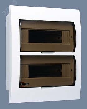 Корпус встраиваемый ЩРВ-П-24 35х30х10 24мод. IP41 пластик. 31006DEK