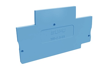 Торцевая крышка TPD2.5-2-BU-EA - Торцевая крышка для клемм TPD2.5-2-..., цвет: синий
