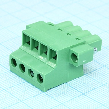 2EDGKCM-5.08-04P-14-00A(H) - Блок соединительный 4 контакта шаг 5.08мм зеленый