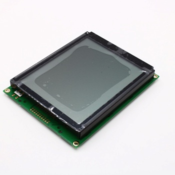 WG160128B-YGH-TZ# - ЖКИ графич, 160х128, STN Positive/Transfl. Серый, подсв. LED Ж-Зел., 6o'clock, -20..+70С