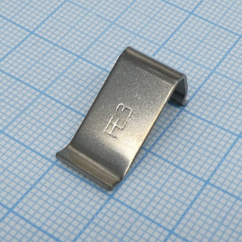 THFU 3 - Скоба прижимная для транзисторов к радиаторам SK480 SK481 SK482 SK483 SK487 SK489 SK490 SK492 SK495 SK499 SK514 SK573 SK574 SK575 SK576 SK589 SK593 SK617 SK637 SK638 SK639, сила пружины 50Н