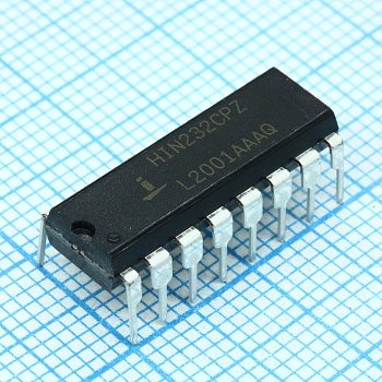 HIN232CPZ - IC TXRX RS-232 5V 16DIP