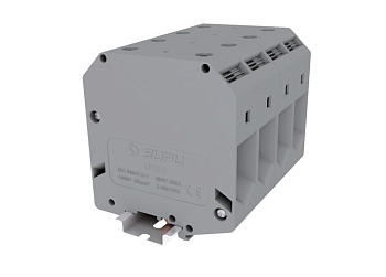 Проходная клемма 395901 - Проходная клемма, UK95, тип фиксации провода: винтовой, номинальное сечение: 95 мм кв., 232A, 1000V, ширина: 25 мм, цвет: серый, тип монтажа: DIN 35