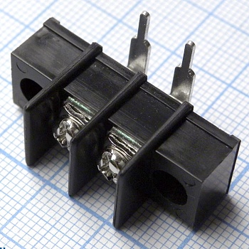 DG25R-A-02P-13-00A(H) - Барьерный клеммный блок 2 контакта. Серия DG25R-A