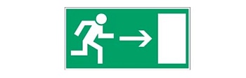 gws223639 - PIC 359, Эвакуационные знаки, 400*200 мм, B-7538(полиэстер), 1 шт