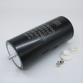 HT450M153UJ50KKKW01R - Конденсатор алюминиевый электролитический с выводами под винт 400VDC 15000uF 20% 90*195mm 8000h 16A, +105 °C