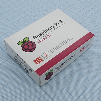 Raspberry Pi 3 model B+ - Одноплатный компьютер BCM2837B0(ARM Cortex-A53) 1.4 GHz/1Gb RAM/Micro SD/2.4GHz and 5GHz Wifi/Bluetooth 4.2/разъем GPIO/HDMI/stereo jack/RJ45/4xUSB2.0/питание 5В microUSB или PoE