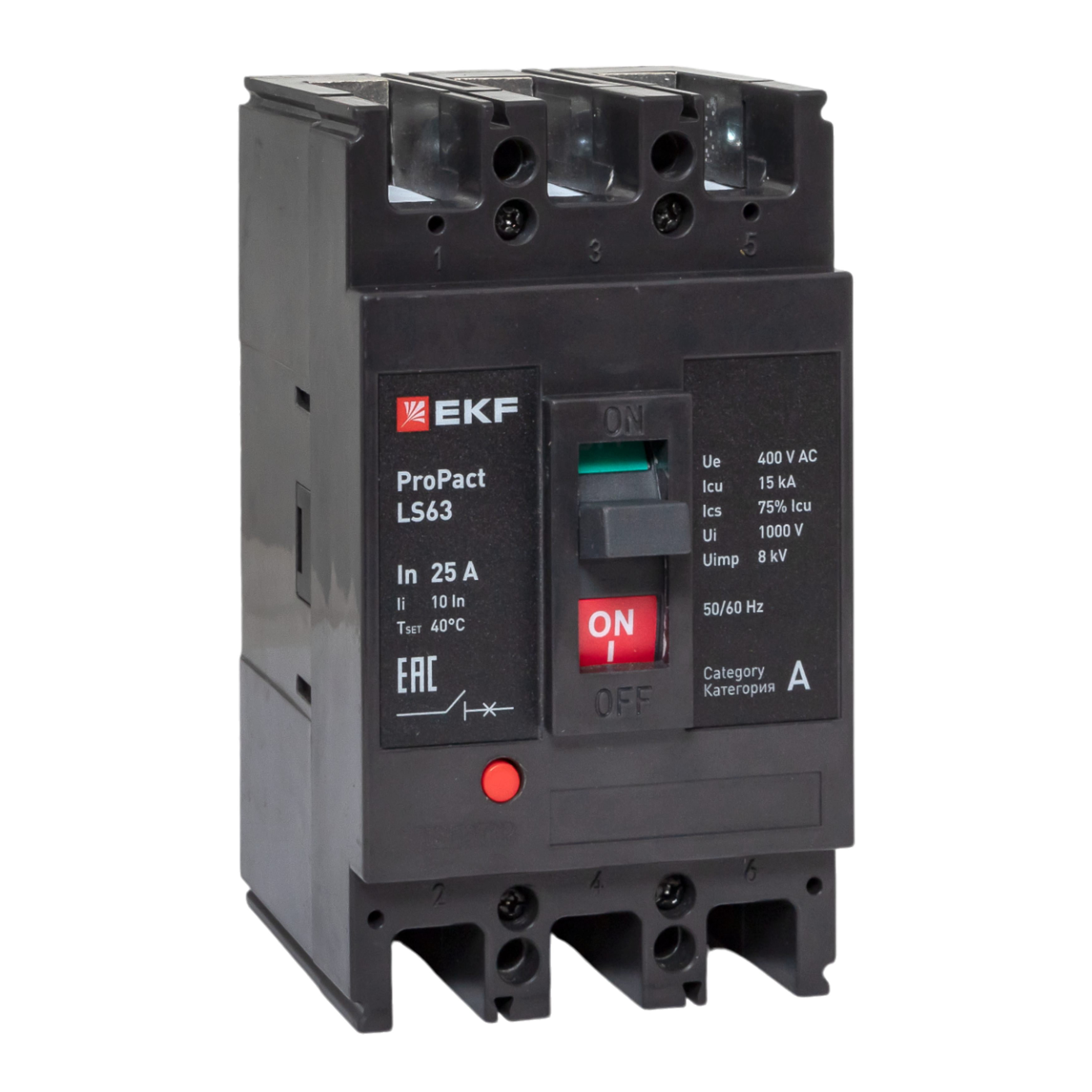 Автоматический выключатель LS63 15кА 3P 25А ProPact EKF