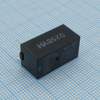 G6B-1114PUS-24DC - Силовое реле 5А(8А) SPST-NO (одна контактная группа на замыкание) катушка 24В (20x10x10)мм