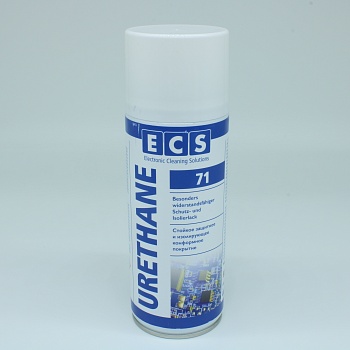 Аэрозоль URETHANE CLEAR 400 мл - Однокомпонентный полиуретановый лак. Он обеспечивает защиту от вредных условий окружающей среды, таких как влажность, соленые коррозионные пары, грибок, термические и механические воздействия