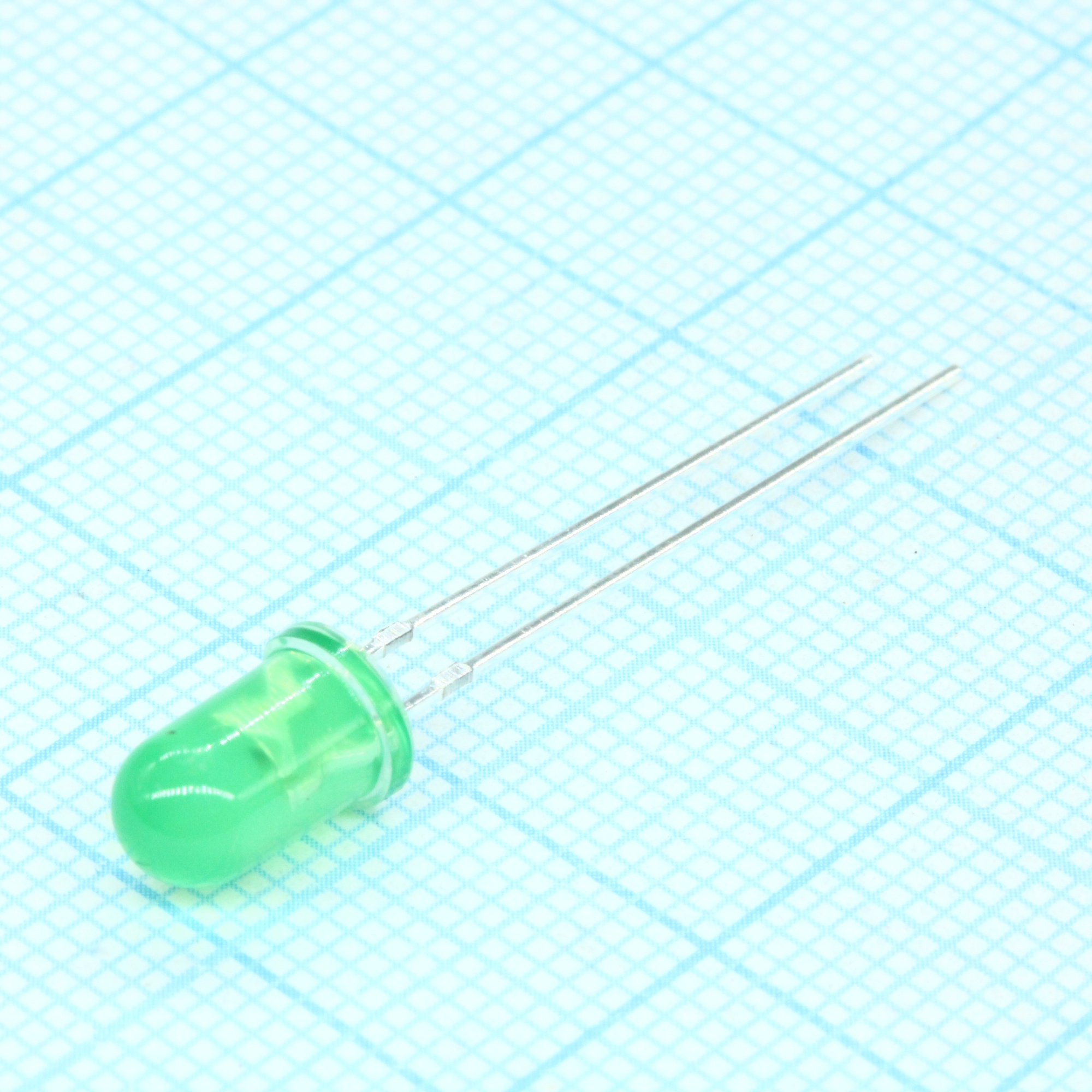 GNL-5013PGD - Светодиод 5мм/зеленый/525нм