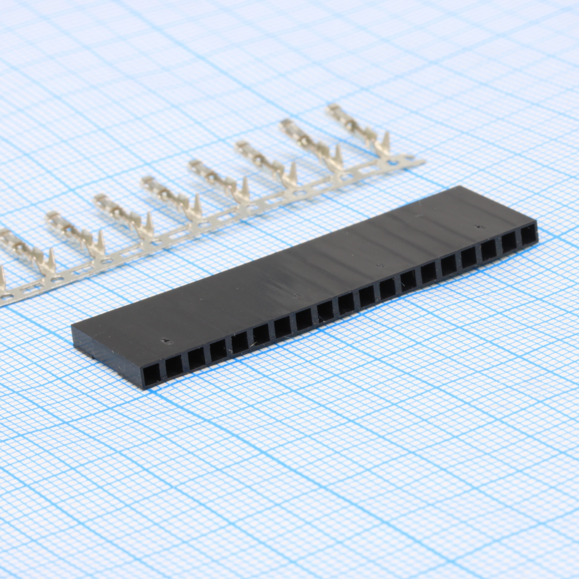 DS1071-1X19FCB - розетка на кабель 2,54мм 1ряд