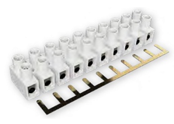 Соед. мостик VB 11 / 1 / 12 - Соединительная перемычка для клеммных колодок Тип 6 E, серии Appliance, 12 полюсов, материал: медь E-Cu