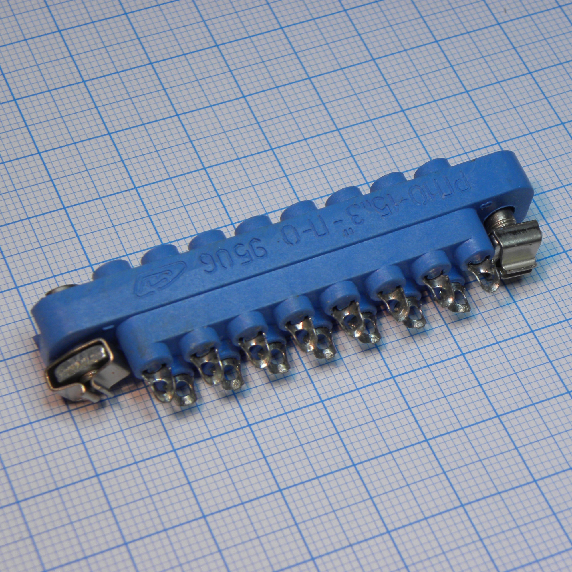 РП10-15 З-П-О розетка - Соединитель  низкочастотный, прямоугольный, внутреннего монтажа