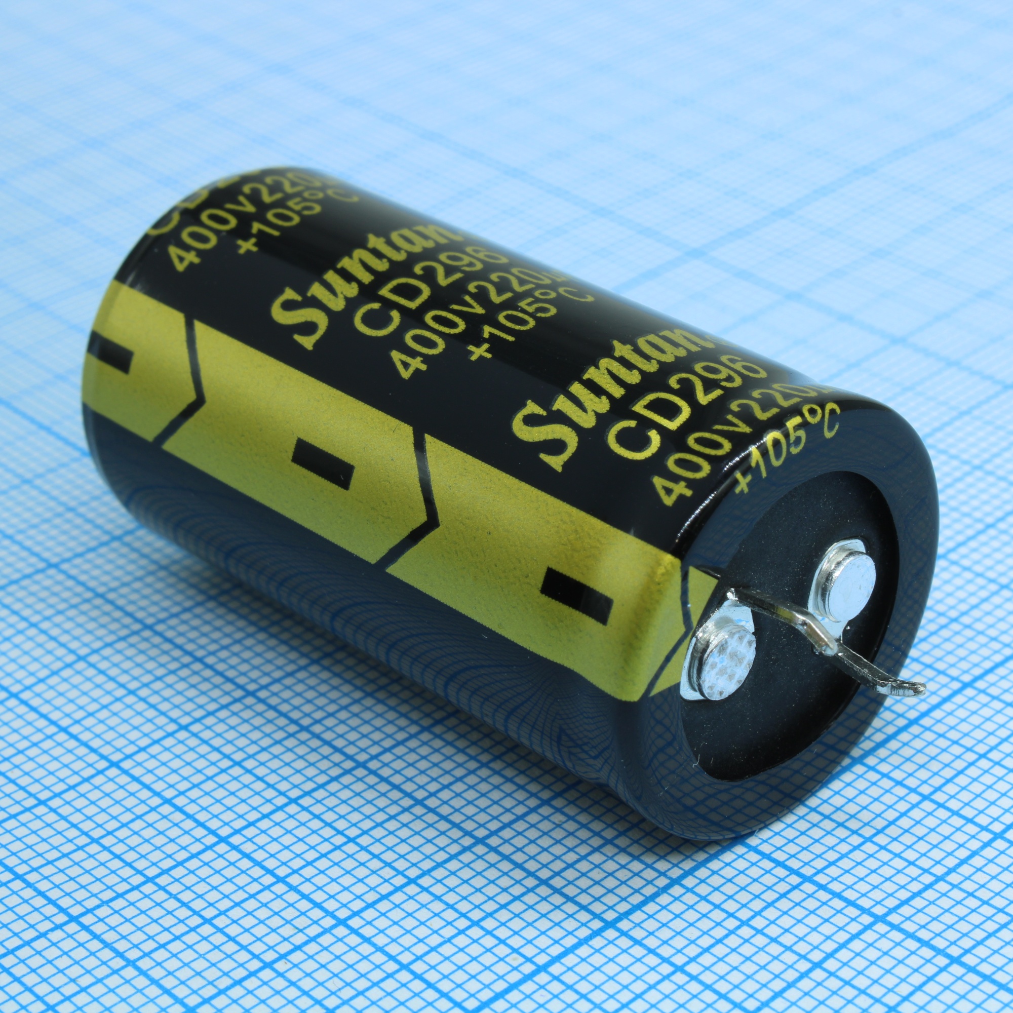 TS13DS2G221MSB0D0R - Конденсатор алюминиевый электролитический 400В 220мкФ ±20% 25*45 P:10мм защелкиваемые выводы 3000ч -25...105°С