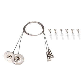 Подвес ALT-LARGO-HANG-L1000 (SL) 031986 - 1м подвес для светильников LARGO. В комплекте: трос 1м-2шт, Цена за 1 комплект.