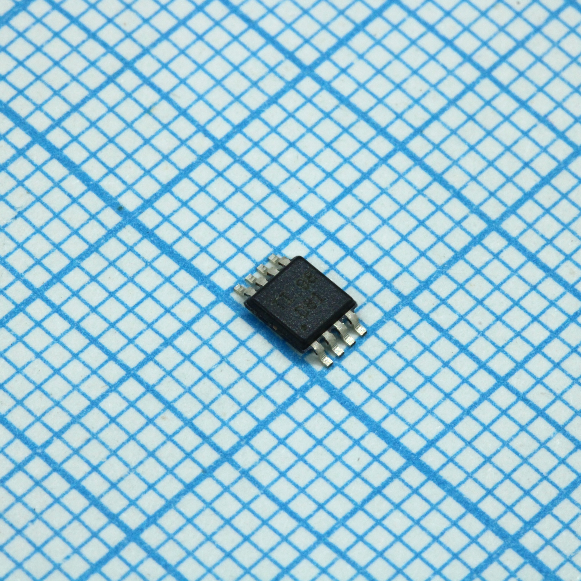 DAC8551IADGKR - ЦАП, с низким уровнем сбоев, 16-Bit, Serial SPI, Uout=0...5.5V, tуст=10мкс