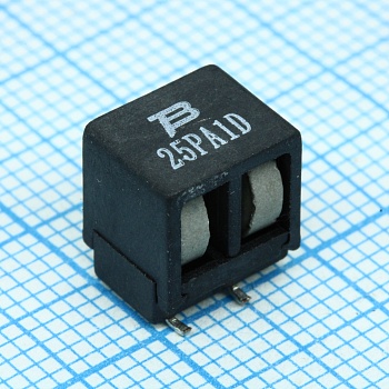 CMF-SDP25A-2 - Предохранитель восстанавливаемый (PTC) 0.13A(удержание) 0.26A(отключение) 220В переиенного 0.3сек для поверхностного монтажа 8.75х7.2х10.2мм лента на катушке