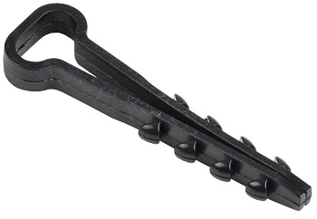 Дюбель-хомут 5х8мм нейлон черн. (уп.100шт) UHH36-5-8-100