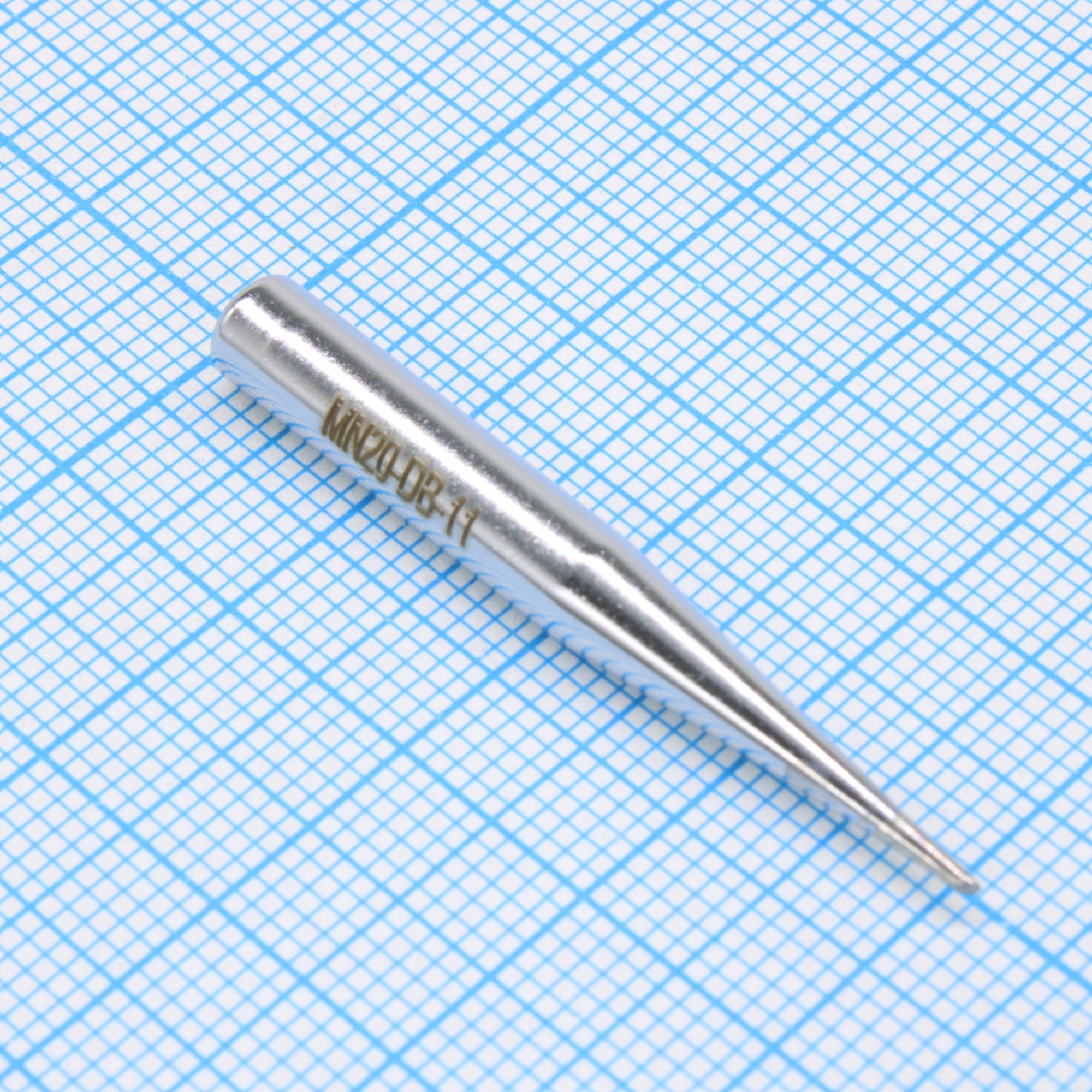 MN20-DB-11 - Жало паяльное износостойкое для паяльников ПРЦ-90, односторонний срез, 0.8мм