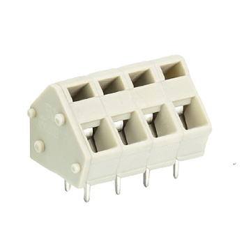 Клемма Wiecon 8191FK / 4 OB - Клеммник x4  шаг 5.0 мм 300V 16A без бок. крышки