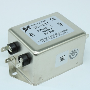 DL-12T1 - Однофазный сетевой фильтр 12А 250В