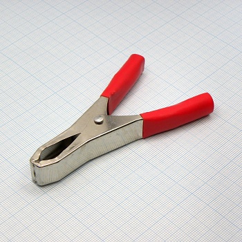 крокодил   8006 RED 50A (1232) - зажим типа крокодил