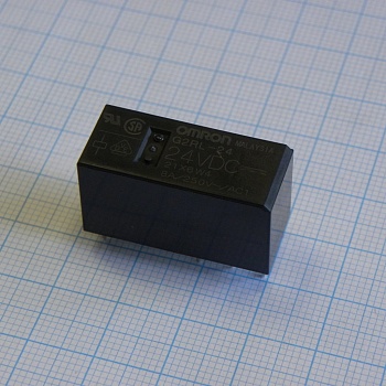 G2RL-24-24DC - Реле, Конфиг: 2C; Uкатушки: 24 В; DC; Мощность катушки (max): 400 мВт; контакты: 8 А; UDC: 30 В