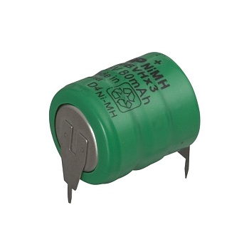 80BVH 3a3h - Аккумулятор никель-металл-гидридный (Ni-Mh), 3 вывода