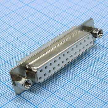 DS1034-25FWNSI15 - Разъем D-Sub (розетка) 25 контактов на плату