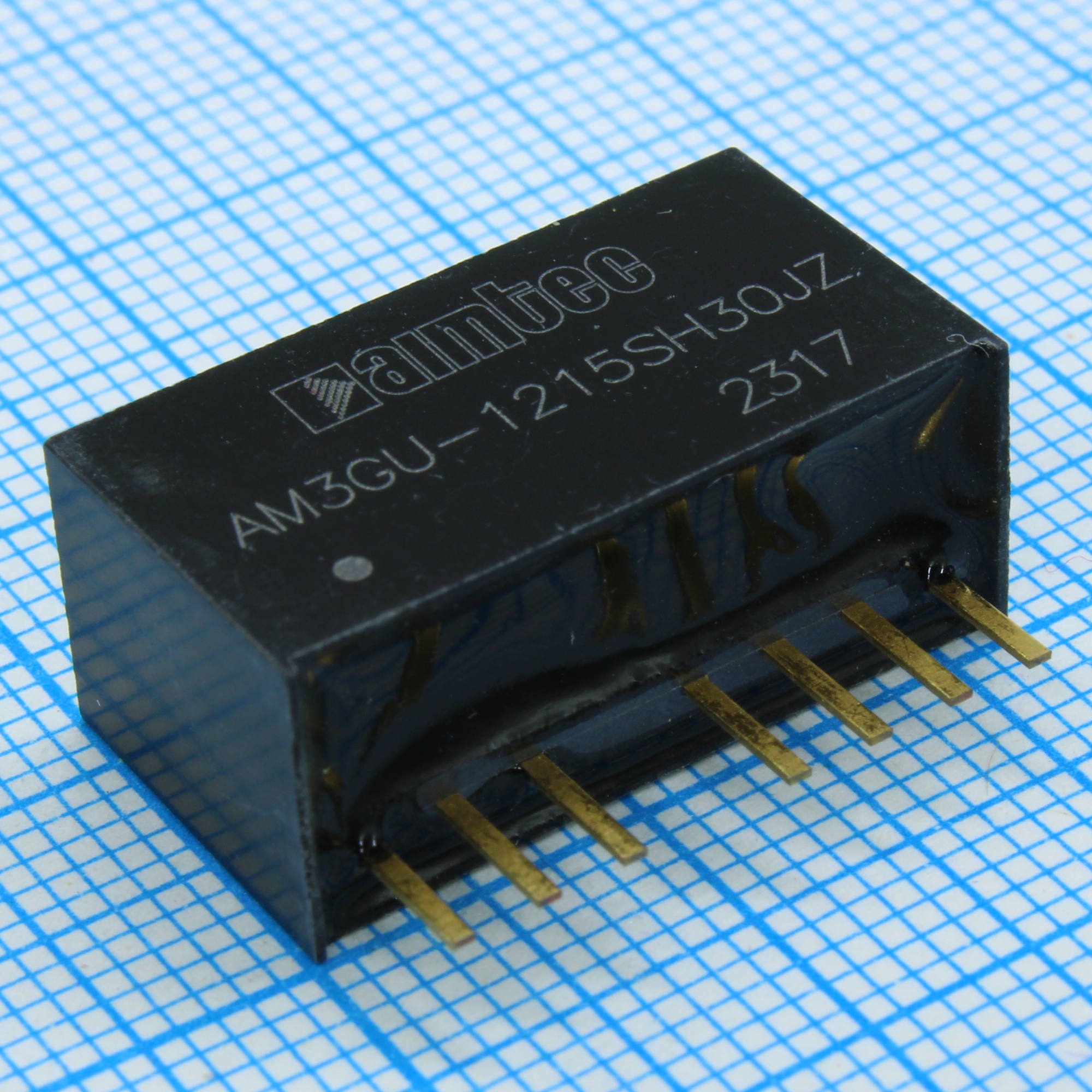 AM3GU-1215SH30JZ - DC/DC, 3Вт, вход 4.5В...36В, выход 15В/0.2А, изоляция 3000В -40…+85°C