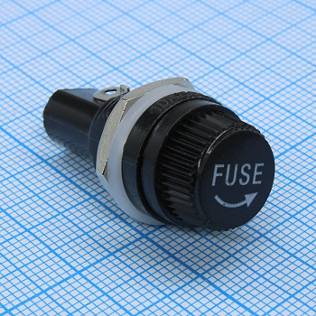 L-KLS5-254-2 - Держатель предохранителя 5,2х20 мм на панель