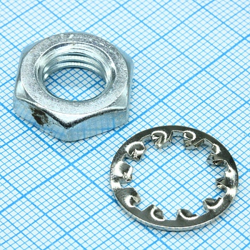 B44020J0500B012 - Гайка M12 с шайбой, для конденсаторов с резьбовым креплением и терминалами M5