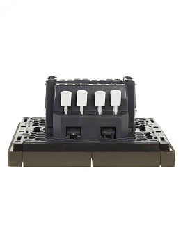 Выключатель проходной 2-кл. СП FORTE&PIANO 10А FP307 сер. IEK FP-V22-0-10-1-K03