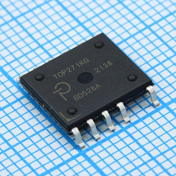 TOP271KG-TL - AC-DC преобразователь напряжения обратноходовой 66кГц, 132кГц