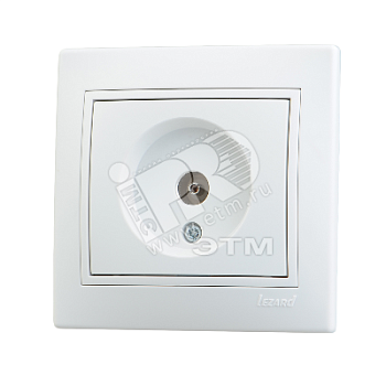 Розетка телевизионная оконечная TV СП Mira бел./бел. 701-0202-130