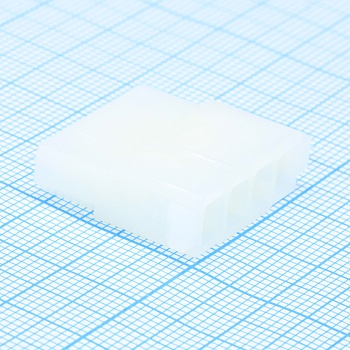 I-DS1074-01-SCT004-RTH-001 - Корпус разъема, розетка на кабель, 4 контакта шаг 5.08мм