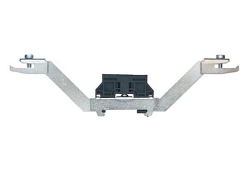 Концевой стопор WE SH 3/35 - Концевой стопор на рейку DIN35, тип зажима: винт, оцинкованная сталь, с держателем шины (нейтральной), двухсторонний, тип WE SH 3/35,