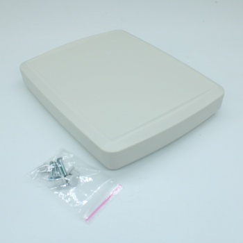 PL2957WH - Тонкий приборный корпус белого цвета из ударопрочного жаростойкого  пластика