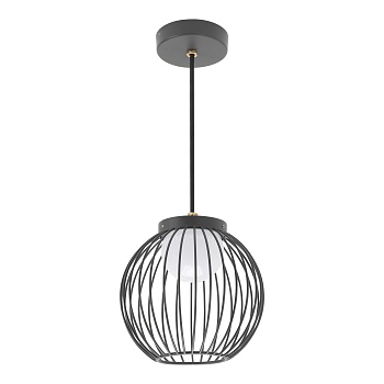 Светильник LGD-PEARL-HANG-7W Warm3000 (GR, 164 deg, 230V) 030004 - Подвесной светильник 7Вт, серый алюминиевый корпус, рассеиватель из ударопрочного поликарбоната. Цвет ТЕПЛЫЙ БЕЛЫЙ 3000K, св.поток 540лм, CRI(Ra)>80, рассеянный свет. Размер Ф220x1000мм, I