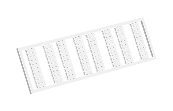 Маркировка  2150-801/1...10 - Кассета с маркировочными шильдиками для клемм 2150-..., сечением 1,5 мм кв., 80 шильдиков, нанесенные символы: 1…10, с горизонтальным, расположением, цвет белый