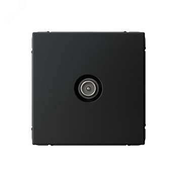 ARTGALLERY TV ТВ розетка оконечная 1DB, механизм, карбон GAL001091