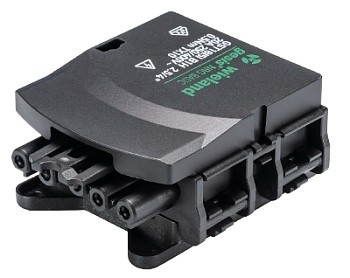 Адаптер-отвод GST18I5I B1H F7V     SW - Модуль отвода питания для плоского кабеля серия gesis NRG, 5 полюсов, подключение к модулю разъемом GST18i5, номинальное напряжение: 250V / 400V, номинальный ток: 20A, цвет: черный